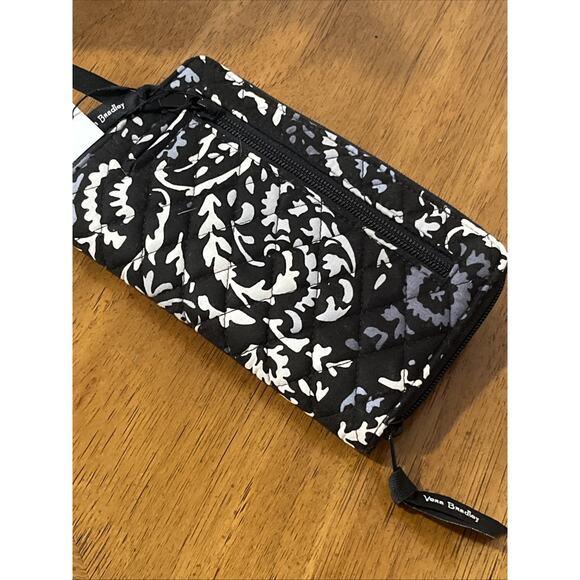 Vera Bradley | Turnlock Wallet Paisley Noir NWT - Picture 5 of 8